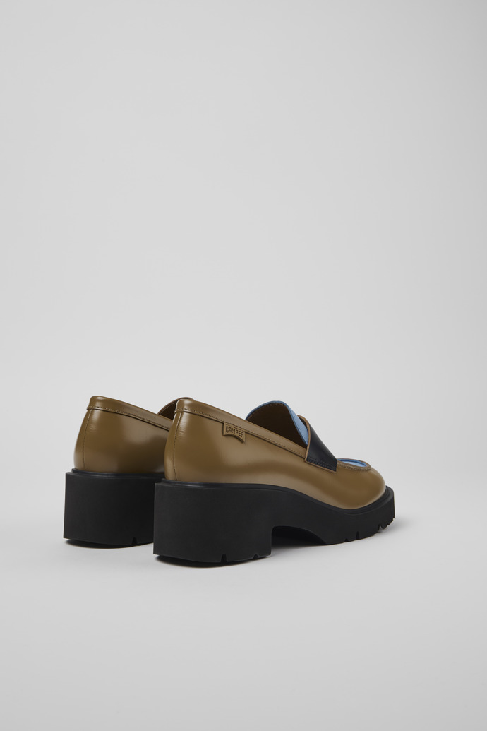 Camper Twins - Mehrfarbige Lederloafer für Damen