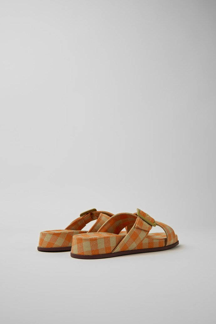 Camper Atonik - Damensandale in Orange und Beige
