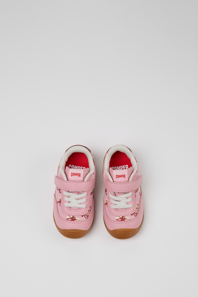 Camper Dadda - Mehrfarbige Kindersneaker aus Leder und Textil.