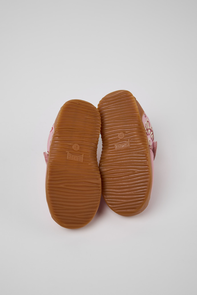 Camper Dadda - Mehrfarbige Kindersneaker aus Leder und Textil.