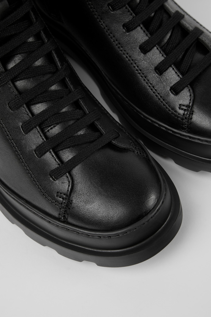 Camper Brutus - Schwarze Mid-Chelseas aus Leder für Damen.