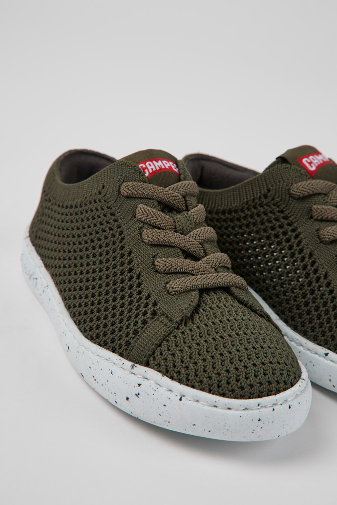 Camper Peu Touring - Grüner Kinderschuh aus Textil