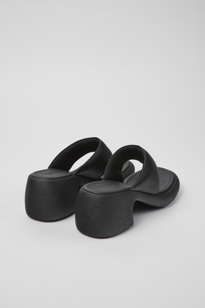 Camper Thelma - Schwarze Ledersandalen für Damen