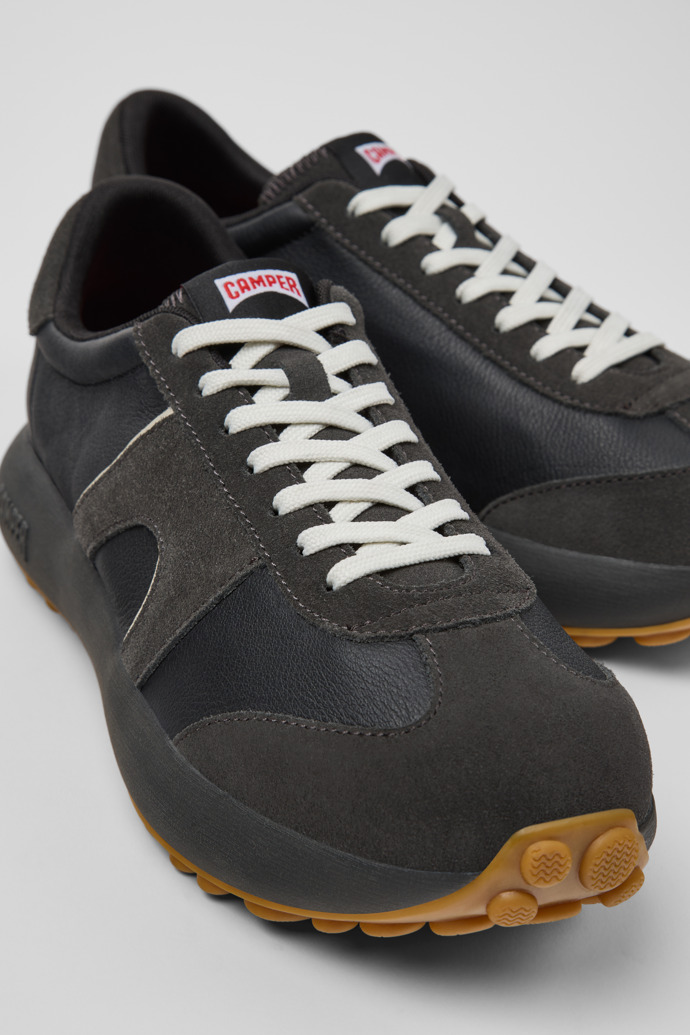 Camper Pelotas Athens - Mehrfarbiger Herrensneaker aus Leder und Nubukleder.