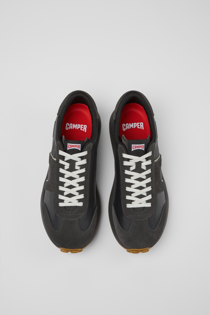 Camper Pelotas Athens - Mehrfarbiger Herrensneaker aus Leder und Nubukleder.