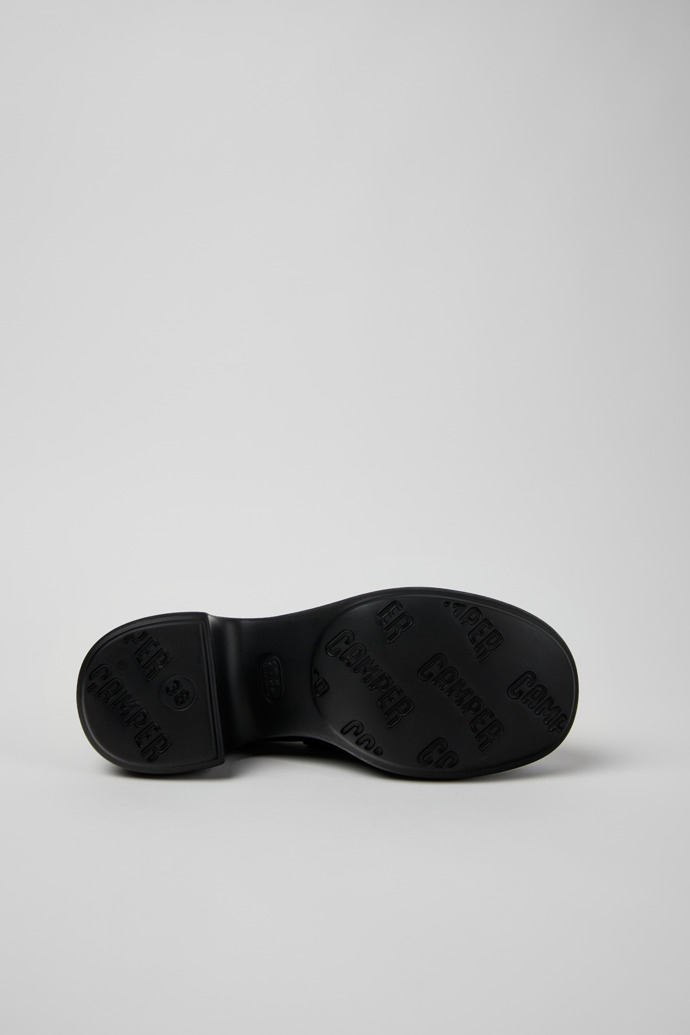 Camper Thelma - Schwarze Ledermokassins/Ballerinas für Damen.