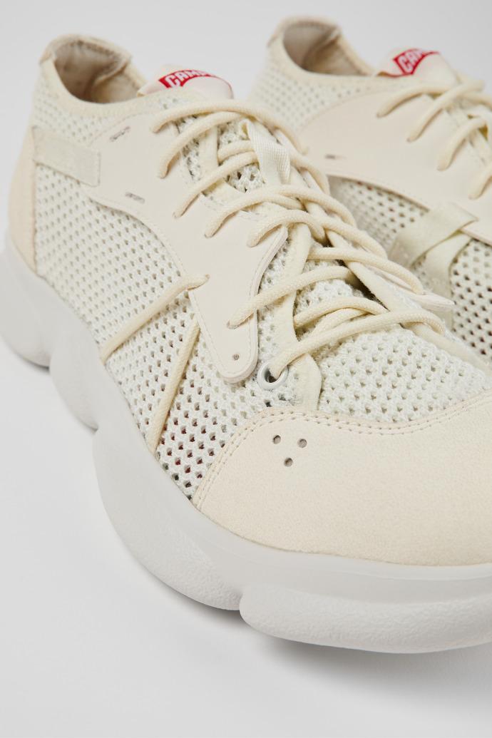 Camper Karst - Weißer Herrensneaker aus Textil