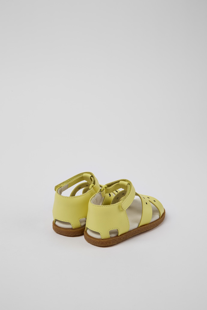 Camper Twins - Gelbe Ledersandalen