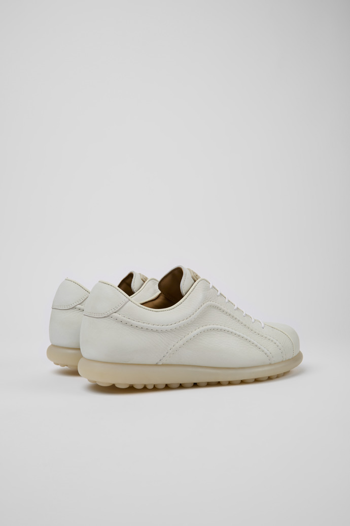 Camper Pelotas - Weißer Herrensneaker aus ungefärbtem Leder