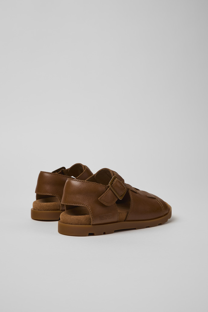 Camper Brutus Sandal - Braune Ledersandalen