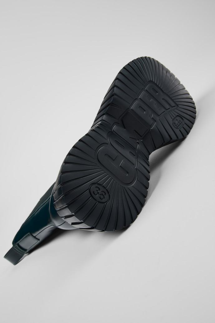 Camper BCN - Grüner Chelseastiefel für Damen aus Leder