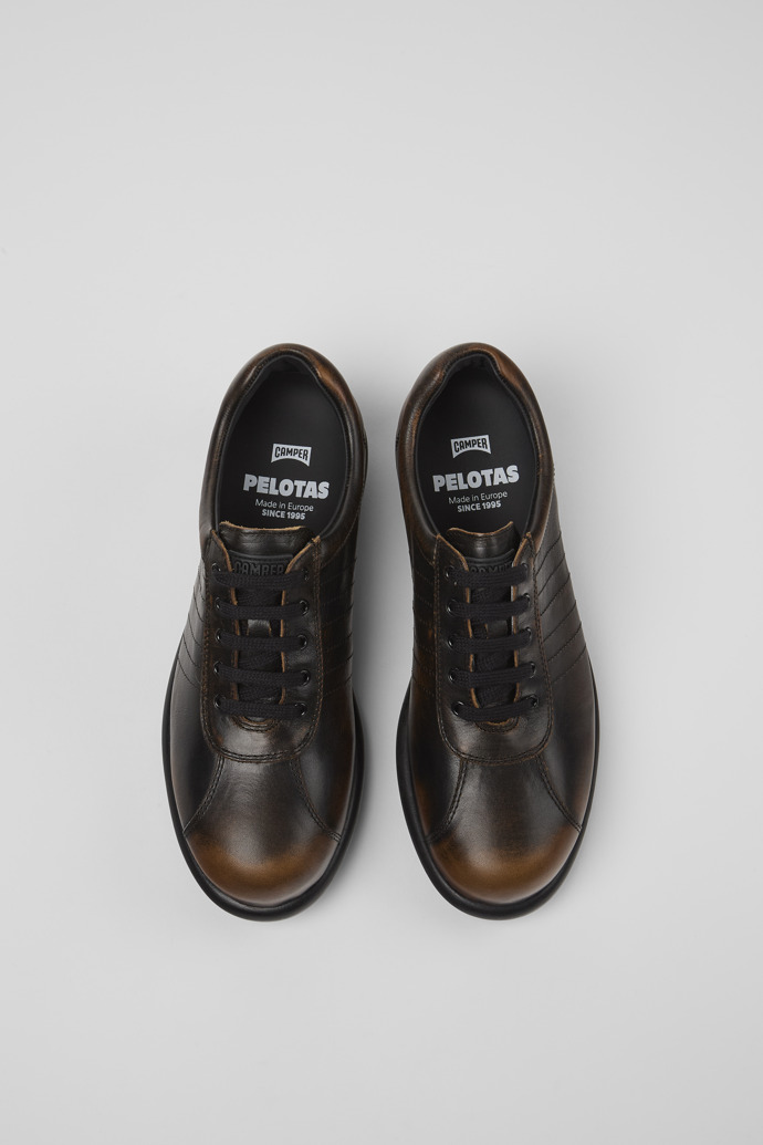 Camper Pelotas - Zweifarbiger Damenschuh aus Leder