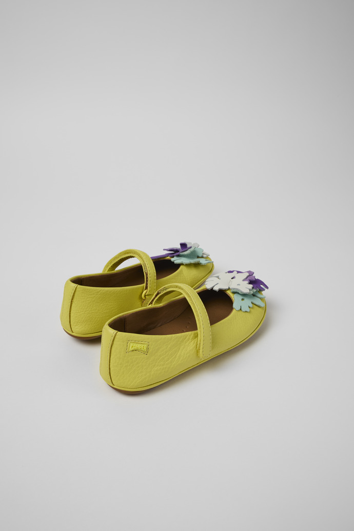 Camper Twins - Gelber Mary Jane-Schuh aus Leder