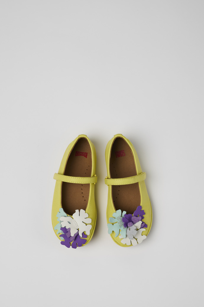 Camper Twins - Gelber Mary Jane-Schuh aus Leder