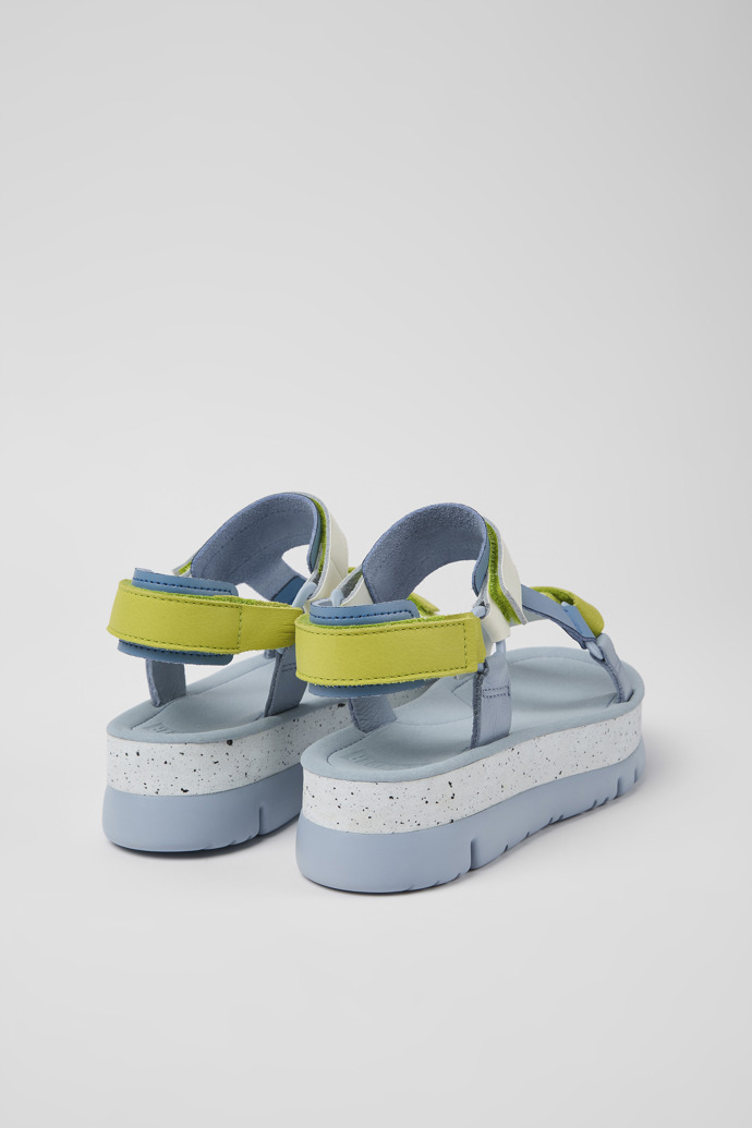 Camper Oruga Up - Bunte Damensandale aus Leder