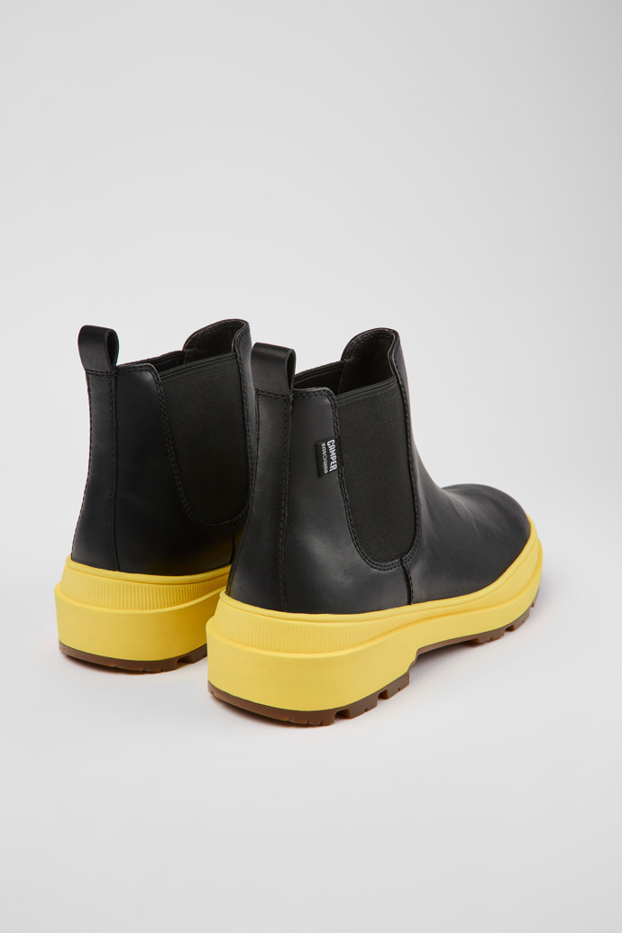 Camper Brutus Trek HYDROSHIELD® MICHELIN - Schwarze Herrenstiefelette aus Leder