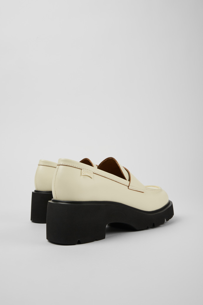 Camper Milah - Weißer Damenloafer aus Leder