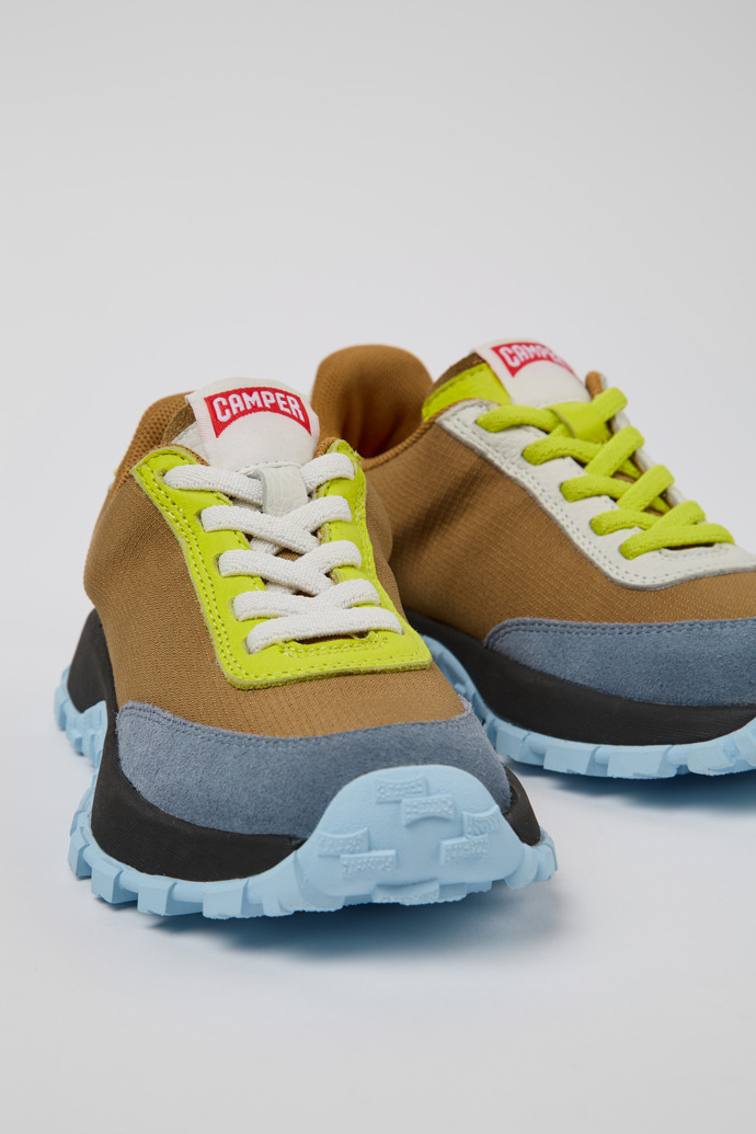 Camper Twins - Mehrfarbige Kindersneaker aus Leder und Textil
