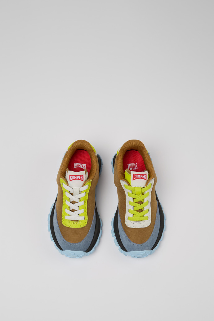 Camper Twins - Mehrfarbige Kindersneaker aus Leder und Textil