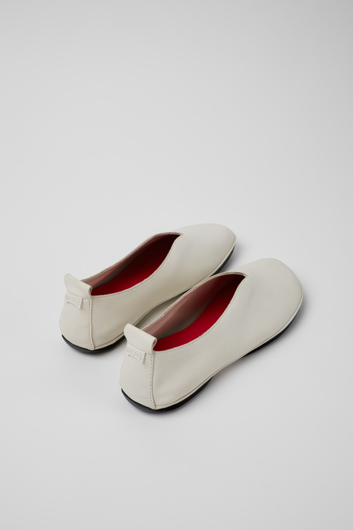 Camper Right Nina - Weißer Lederschuh für Damen.