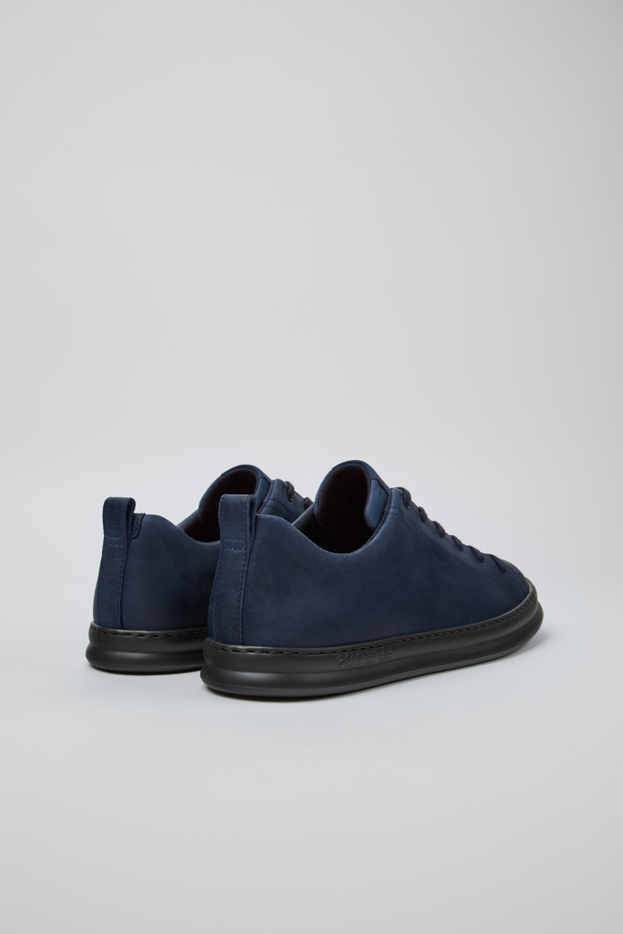 Camper Runner - Blauer Herrensneaker aus Nubukleder