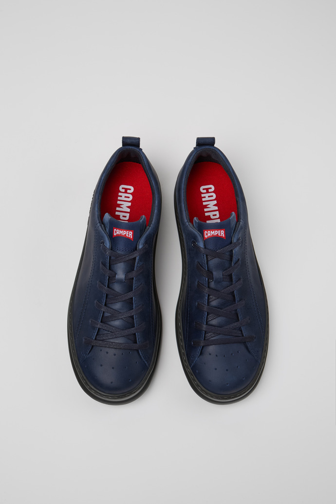 Camper Runner - Blauer Herrensneaker aus Nubukleder