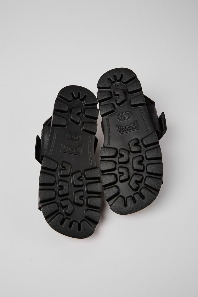 Camper Brutus Sandal - Schwarze Ledersandale für Herren