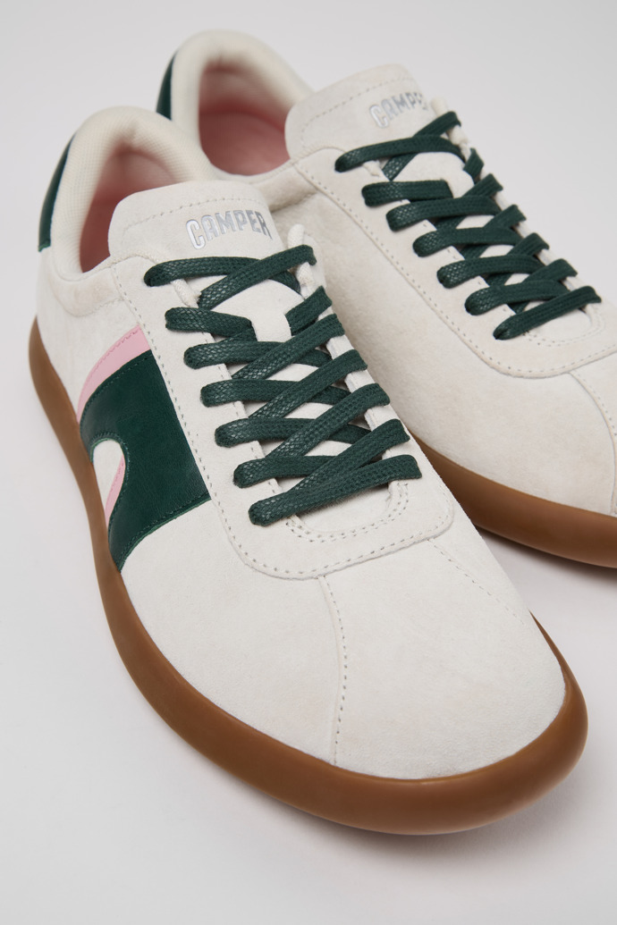 Camper Pelotas Soller - Mehrfarbiger Herrensneaker aus Leder und Nubukleder.