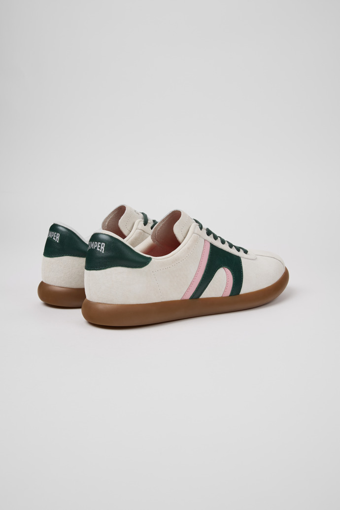 Camper Pelotas Soller - Mehrfarbiger Herrensneaker aus Leder und Nubukleder.