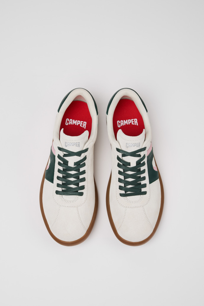 Camper Pelotas Soller - Mehrfarbiger Herrensneaker aus Leder und Nubukleder.