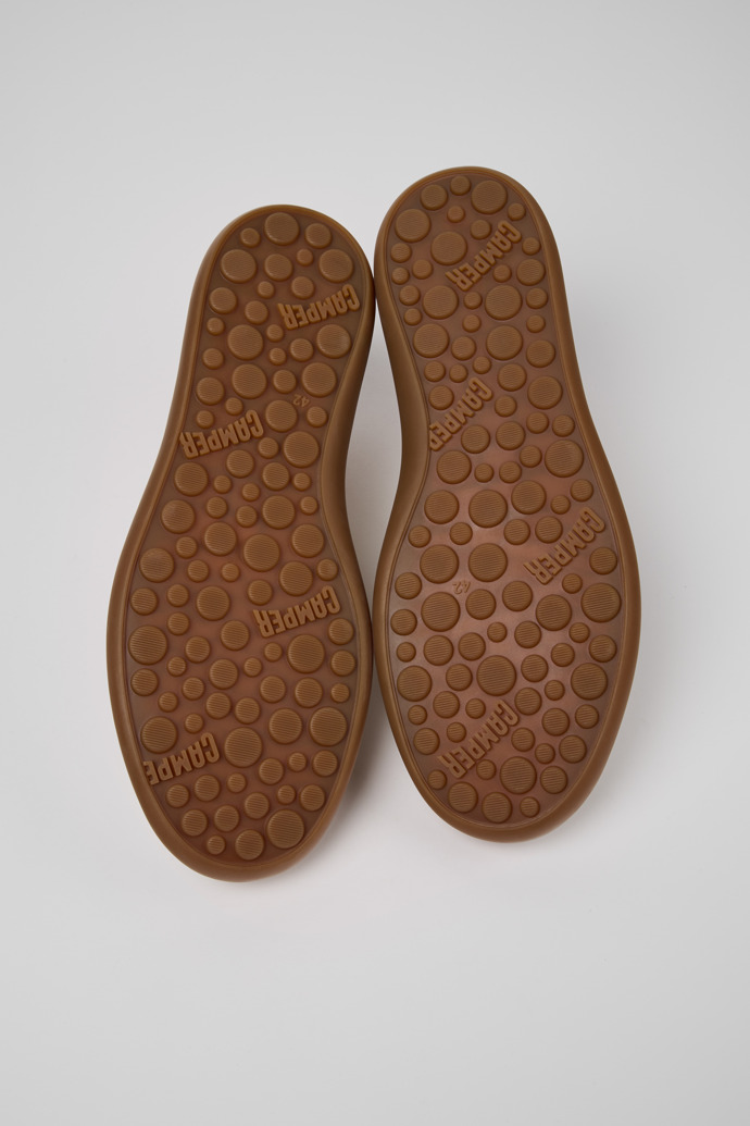 Camper Pelotas Soller - Mehrfarbiger Herrensneaker aus Leder und Nubukleder.