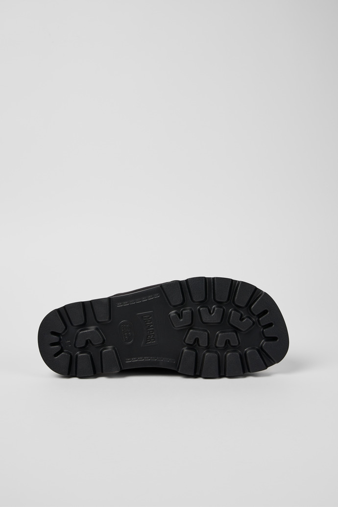 Camper Brutus Sandal - Schwarze Herrenpantoletten aus Textil
