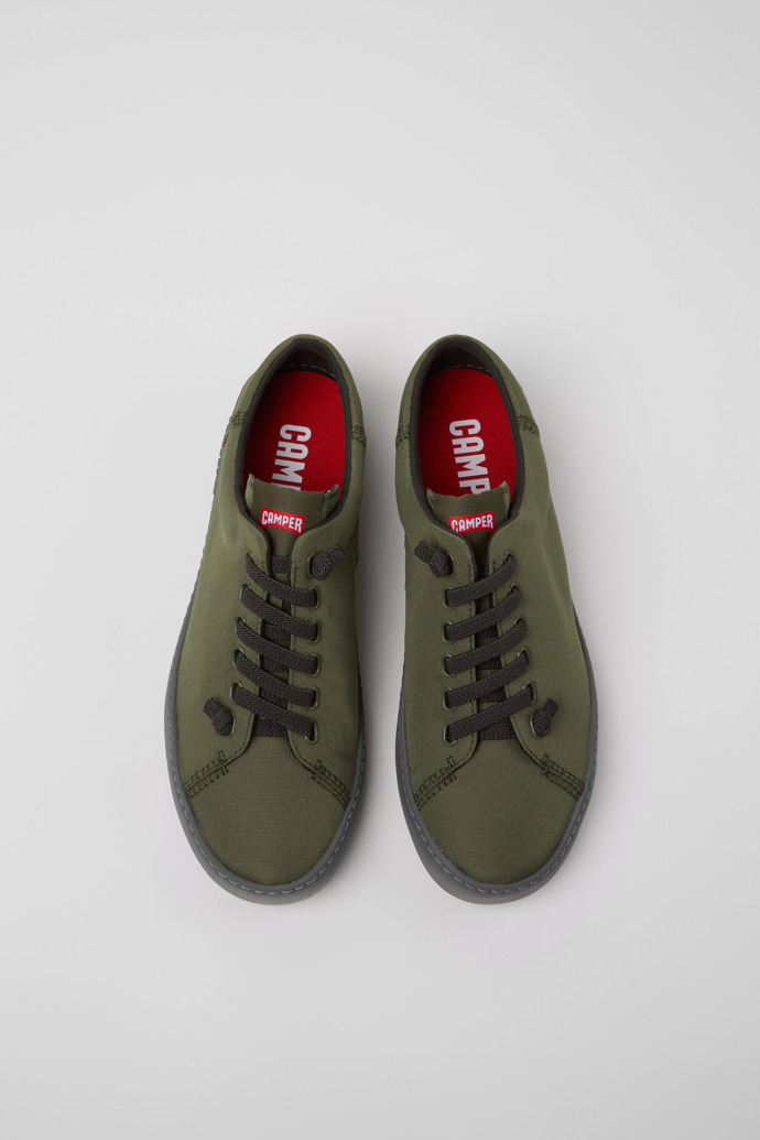 Camper Peu Touring - Grüner Herrensneaker aus Recycling-PET.