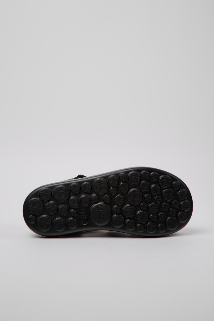 Camper Pelotas Flota - Schwarze Ledersandale für Herren.