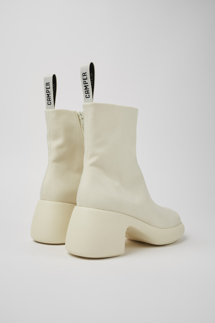 Camper Thelma - Weißer Damenstiefel aus Textil