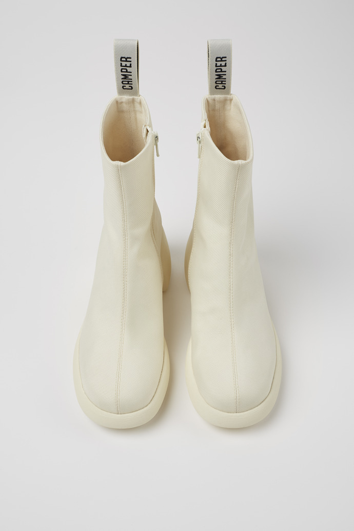 Camper Thelma - Weißer Damenstiefel aus Textil