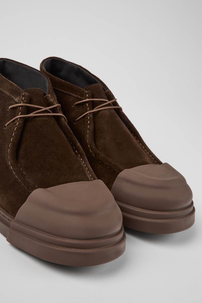 Camper Junction - Brauner Herrenschuh aus Nubukleder