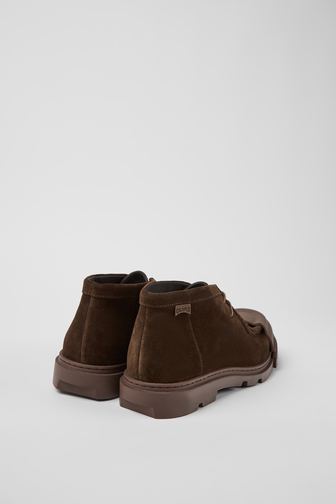 Camper Junction - Brauner Herrenschuh aus Nubukleder
