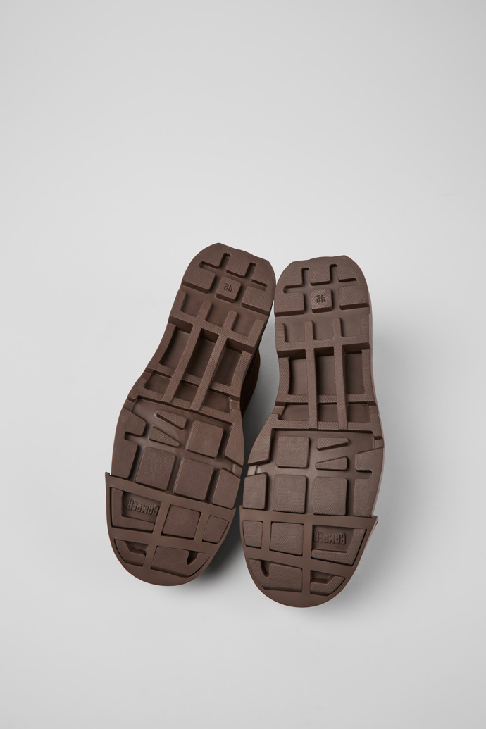 Camper Junction - Brauner Herrenschuh aus Nubukleder