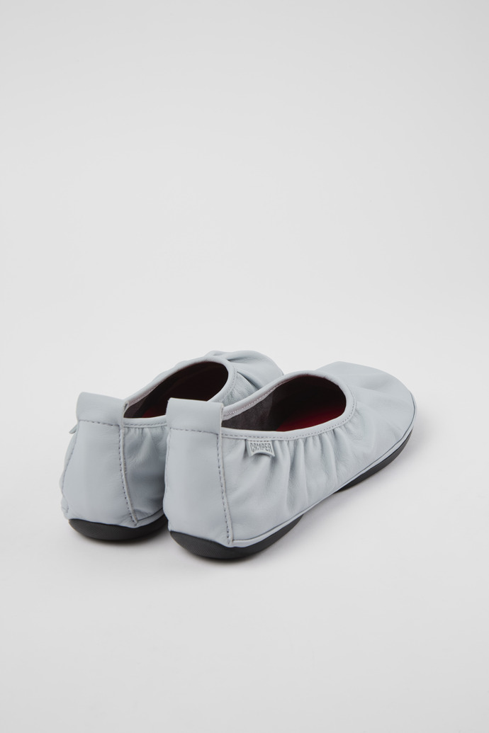 Camper Right - Graue Damenballerinas aus Leder