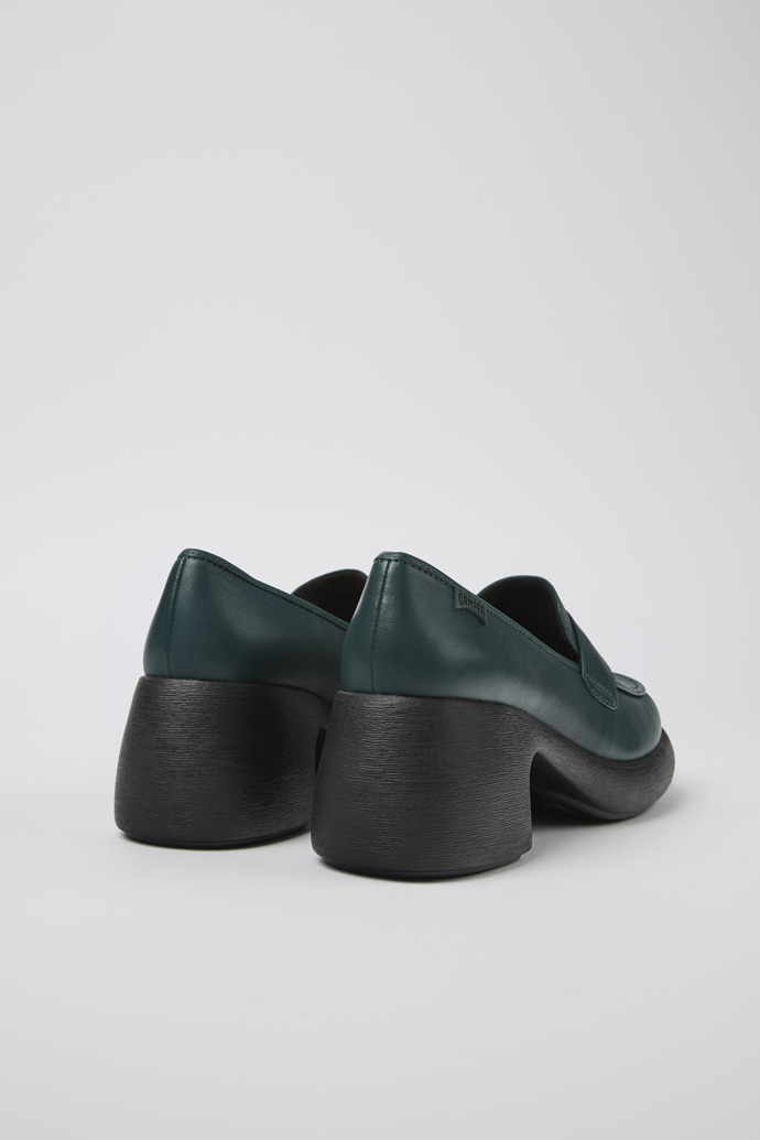 Camper Thelma - Grüner Damenloafer aus Leder