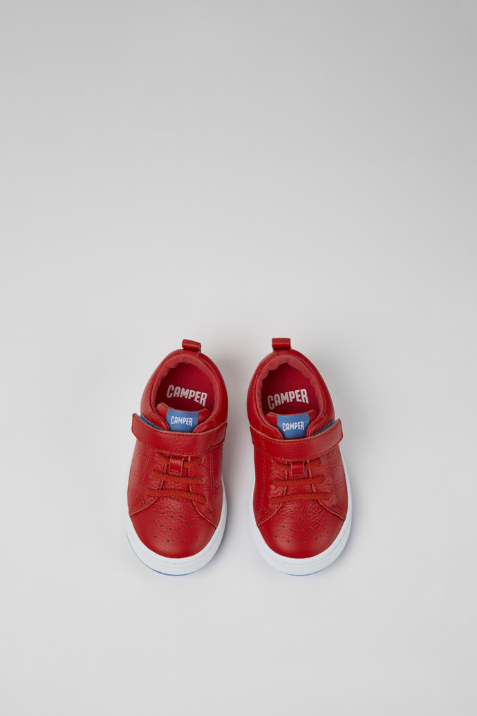 Camper Runner - Roter Kindersneaker aus Leder