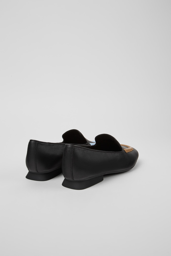 Camper Twins - Schwarze Damenballerinas aus Leder