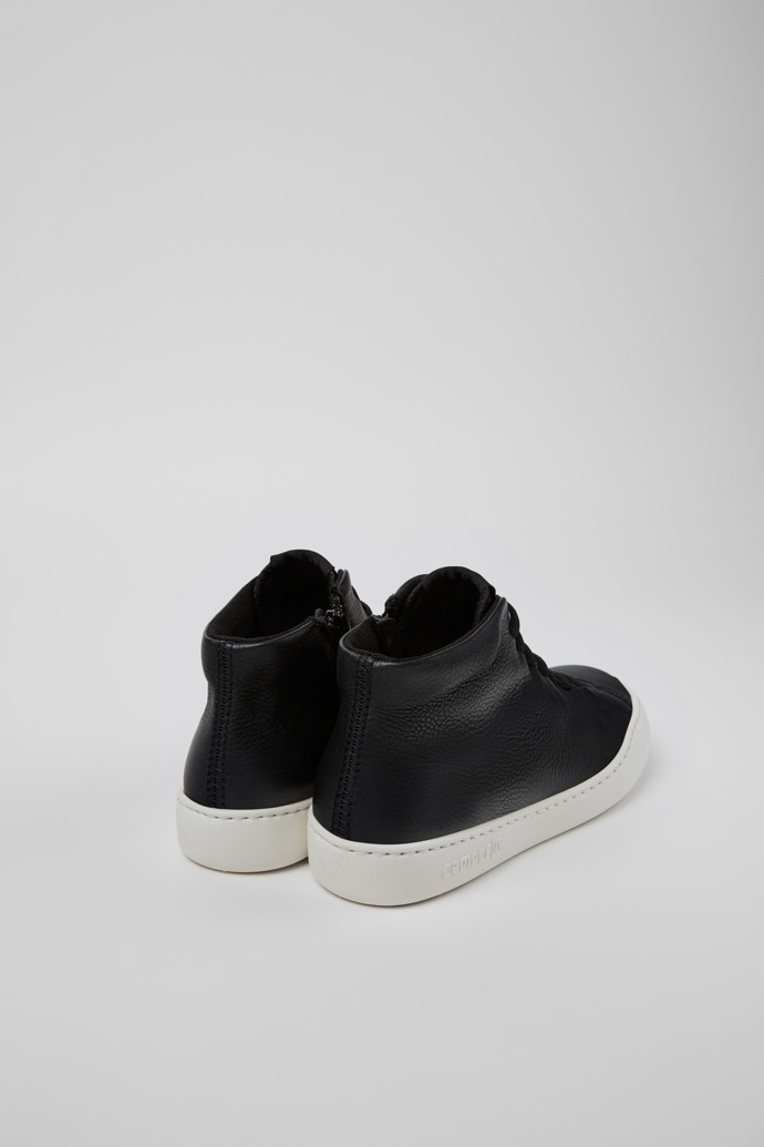 Camper Peu Touring - Schwarze Damenstiefelette aus Leder