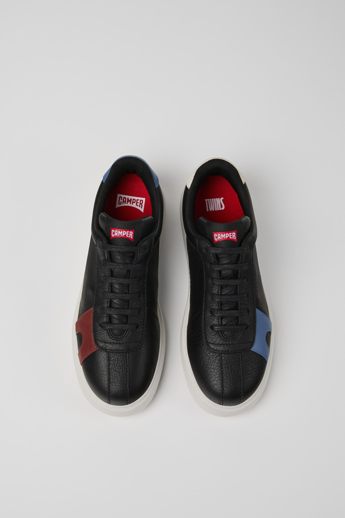 Camper Twins - Mehrfarbige Ledersneaker für Damen.