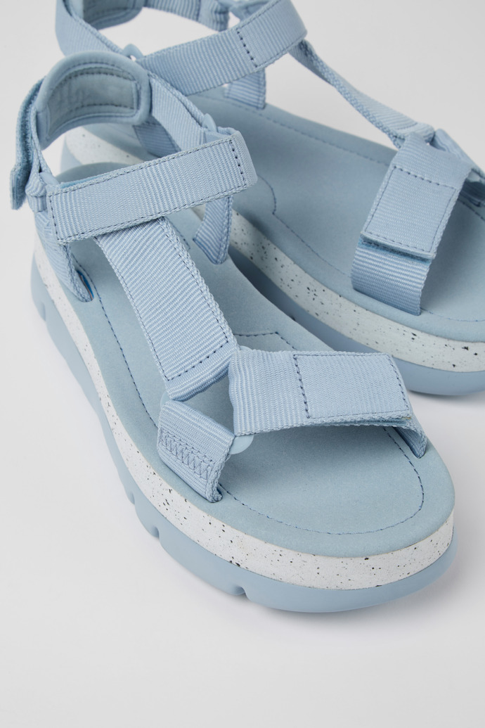 Camper Oruga Up - Blaue Damensandale aus Textil