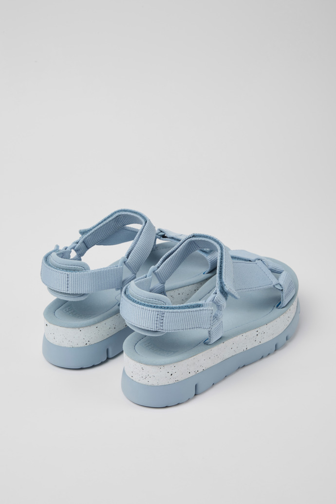 Camper Oruga Up - Blaue Damensandale aus Textil