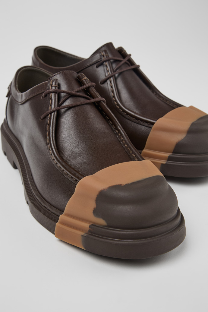 Camper Junction - Brauner Frauenschuh aus Leder.