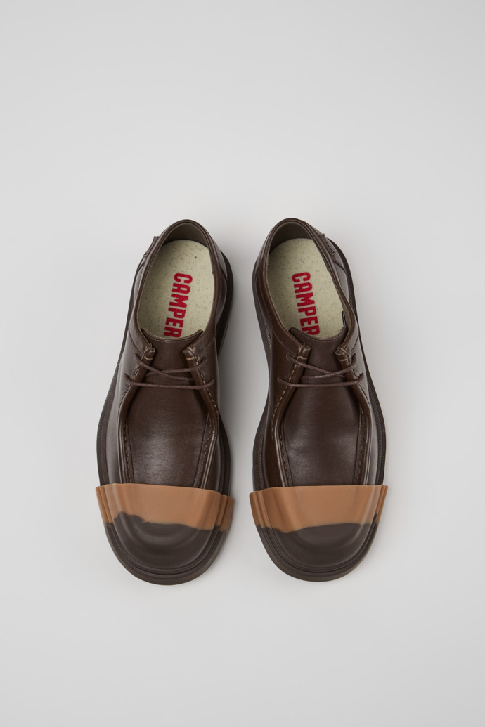 Camper Junction - Brauner Frauenschuh aus Leder.