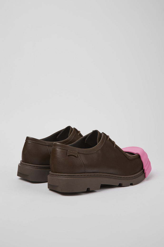 Camper Junction - Brauner Lederschuh für Damen.